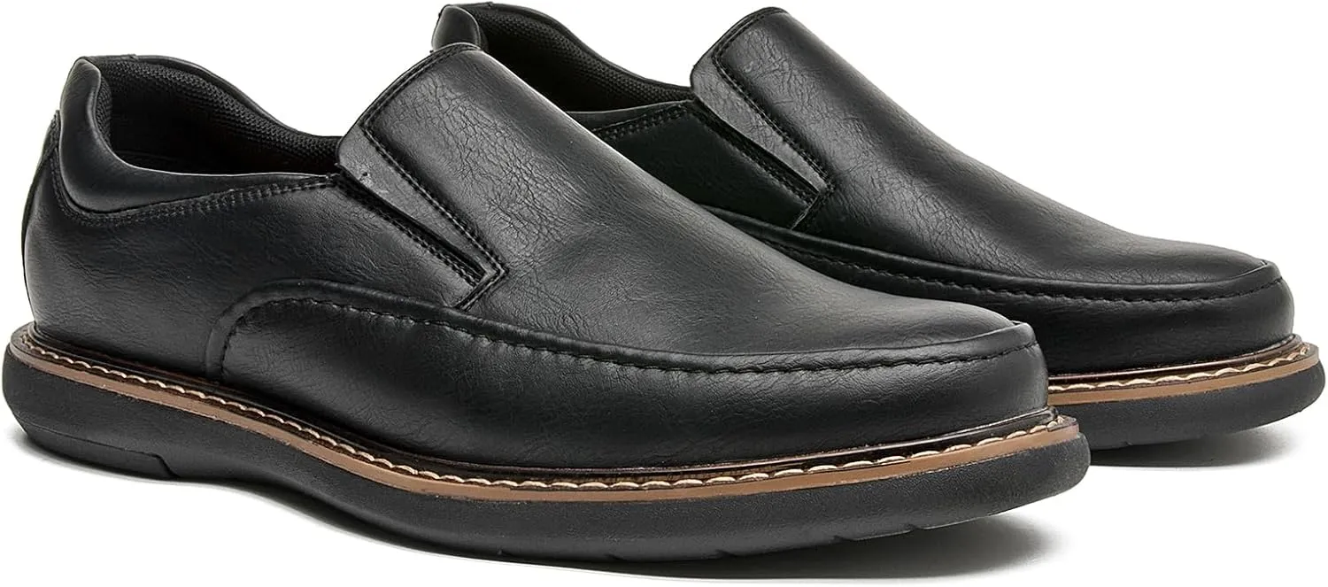 Men's Casual Loafers Slip On Dress Shoes Comfortable Leather Walking Shoes Lightweight Driving Moccasin Loafers