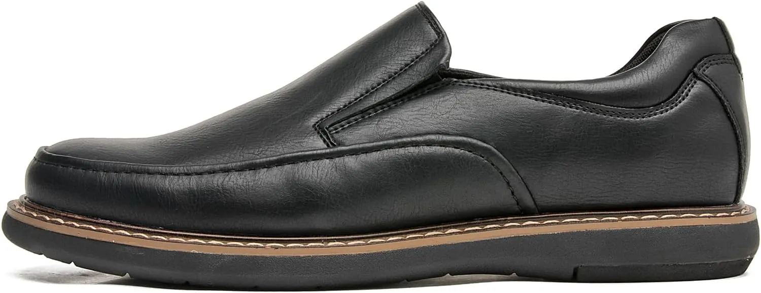 Men's Casual Loafers Slip On Dress Shoes Comfortable Leather Walking Shoes Lightweight Driving Moccasin Loafers