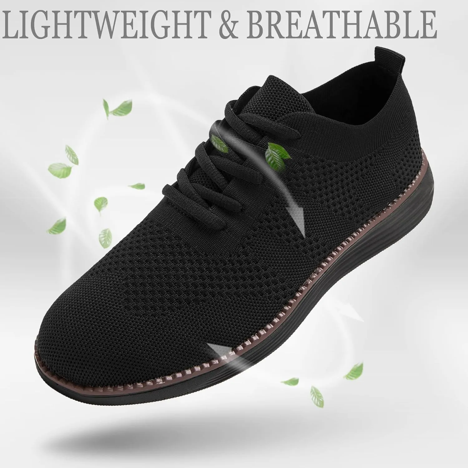 Mens Casual ShoesSlip on Dress Shoes Business Shoes for Men Walking Sneakers Loafers Comfortable Lightweight