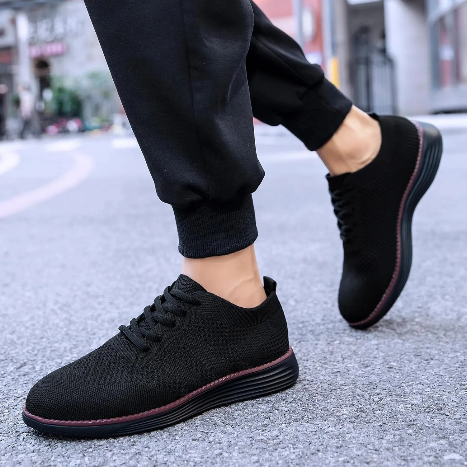 Mens Casual ShoesSlip on Dress Shoes Business Shoes for Men Walking Sneakers Loafers Comfortable Lightweight