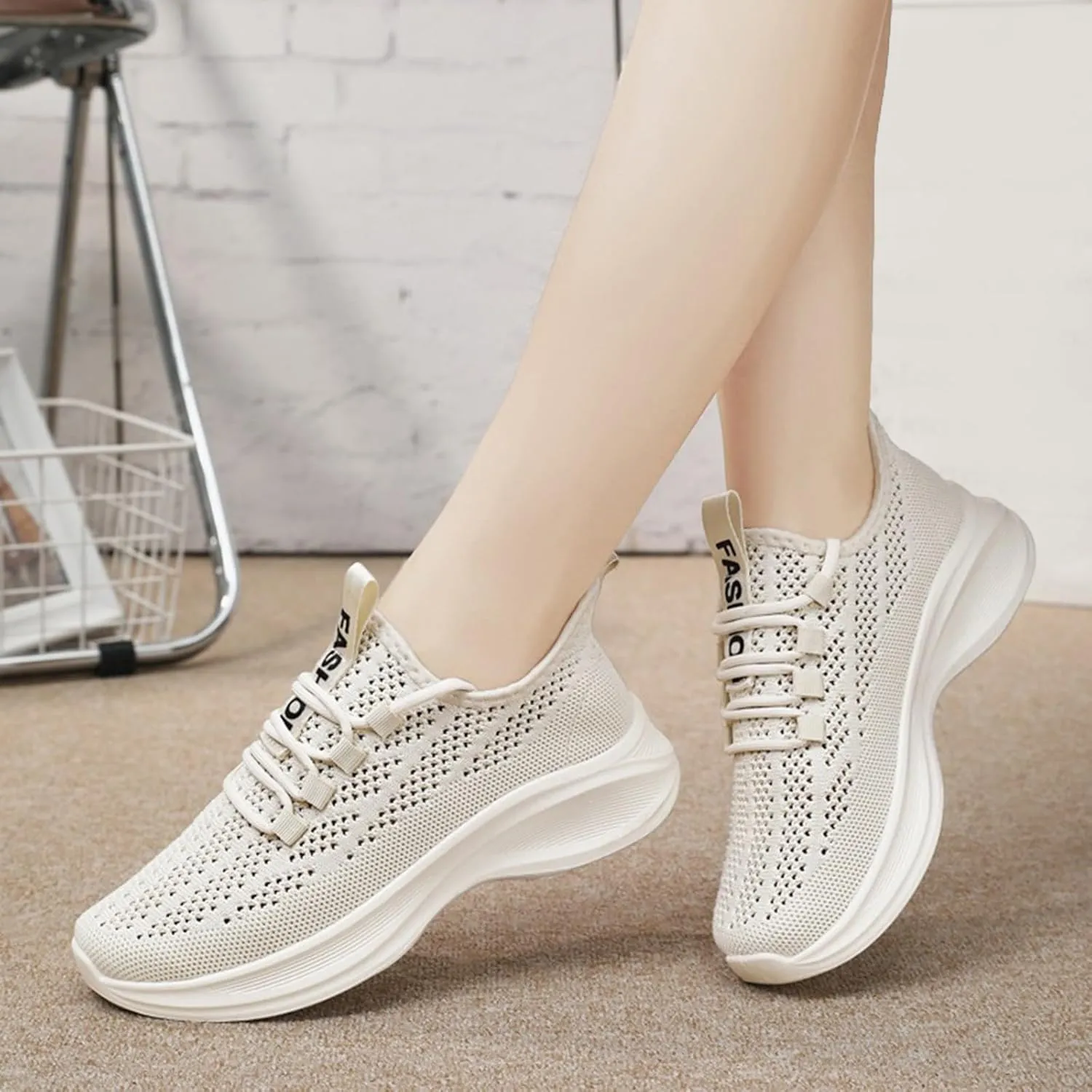 Mens Dress Shoes Casual Oxfords Shoes Knit Lightweight Non Slip Work Shoes Women Fashion Casual Shoes Dress Sneakers Slip On Tennis Shoe Loafers Dress Shoe
