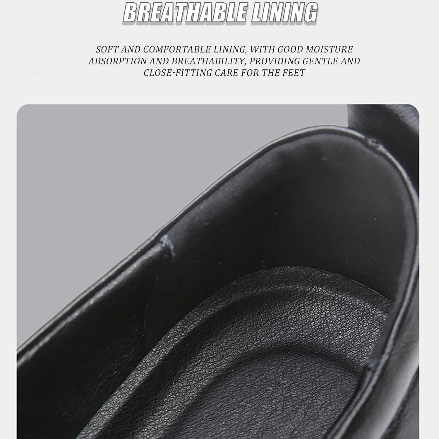 Men's Genuine Leather Soft Sole Business Loafers Comfortable and Stylish Round-Toed Platform Non-Slip Casual Slip-On Shoes Suitable for Work and Driving