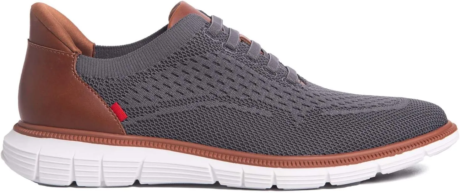 Mens Hands Free Slip On Casual Dress Sneakers Mesh Oxfords Comfortable Lightweight Breathable Walking Shoes