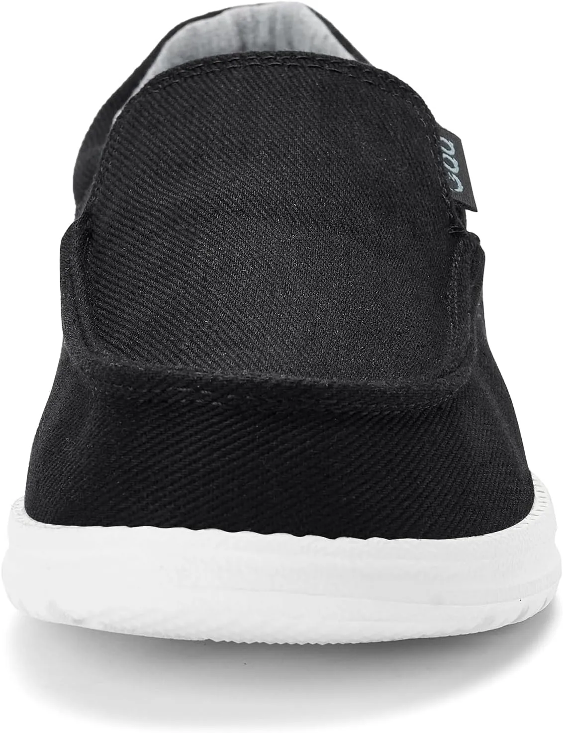 Mens Hands Free Slip-on Loafers Shoes Wide Width Casual Canvas Loafers Shoes Mens Boat Shoes Lightweight Non-Slip Walking Shoes Soft Sneakers