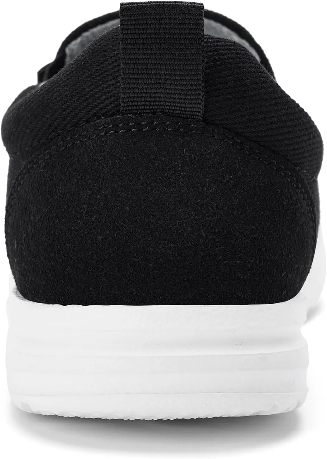 Mens Hands Free Slip-on Loafers Shoes Wide Width Casual Canvas Loafers Shoes Mens Boat Shoes Lightweight Non-Slip Walking Shoes Soft Sneakers