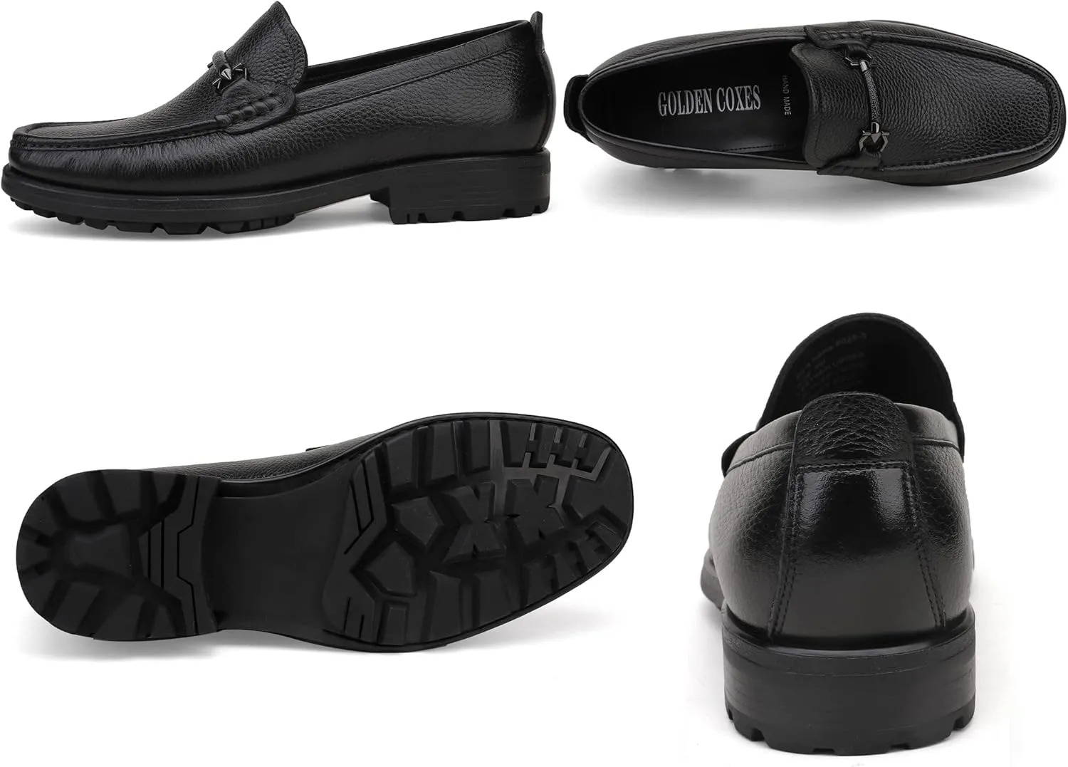 Men's Leather Penny Loafers, Fashion Luxury Handmade Dress Shoes Crocodile Printed Slip-On Loafer for Gentleman Wedding Business