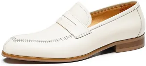 Men's Loafers Slip-ons Leather Formal Dress Walking Shoes Fashion Casual Penny Loafers for Men
