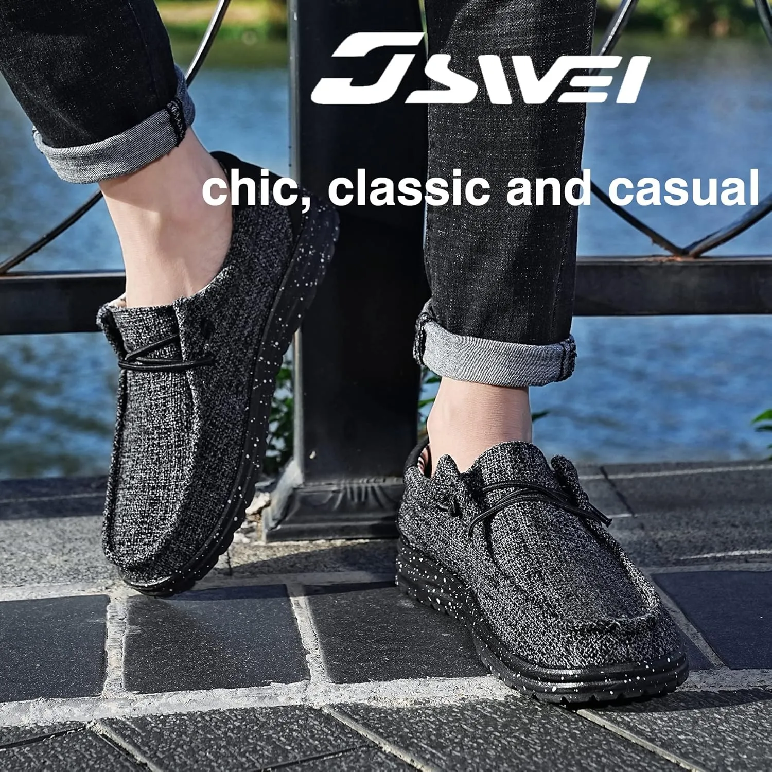 Men's Machine Washable Loafers Lace Up Slip On Casual Comfortable and Breathable Boat Shoes for Work Lightweight Soft Sole Traveling Shoes Gifts for Men Zapatos para Casuales