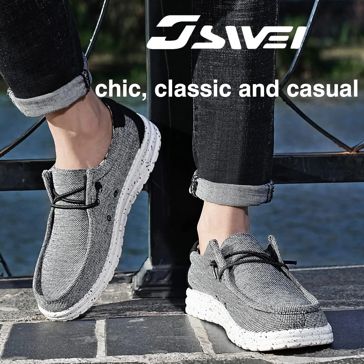 Men's Machine Washable Loafers Lace Up Slip On Casual Comfortable and Breathable Boat Shoes for Work Lightweight Soft Sole Traveling Shoes Gifts for Men Zapatos para Casuales