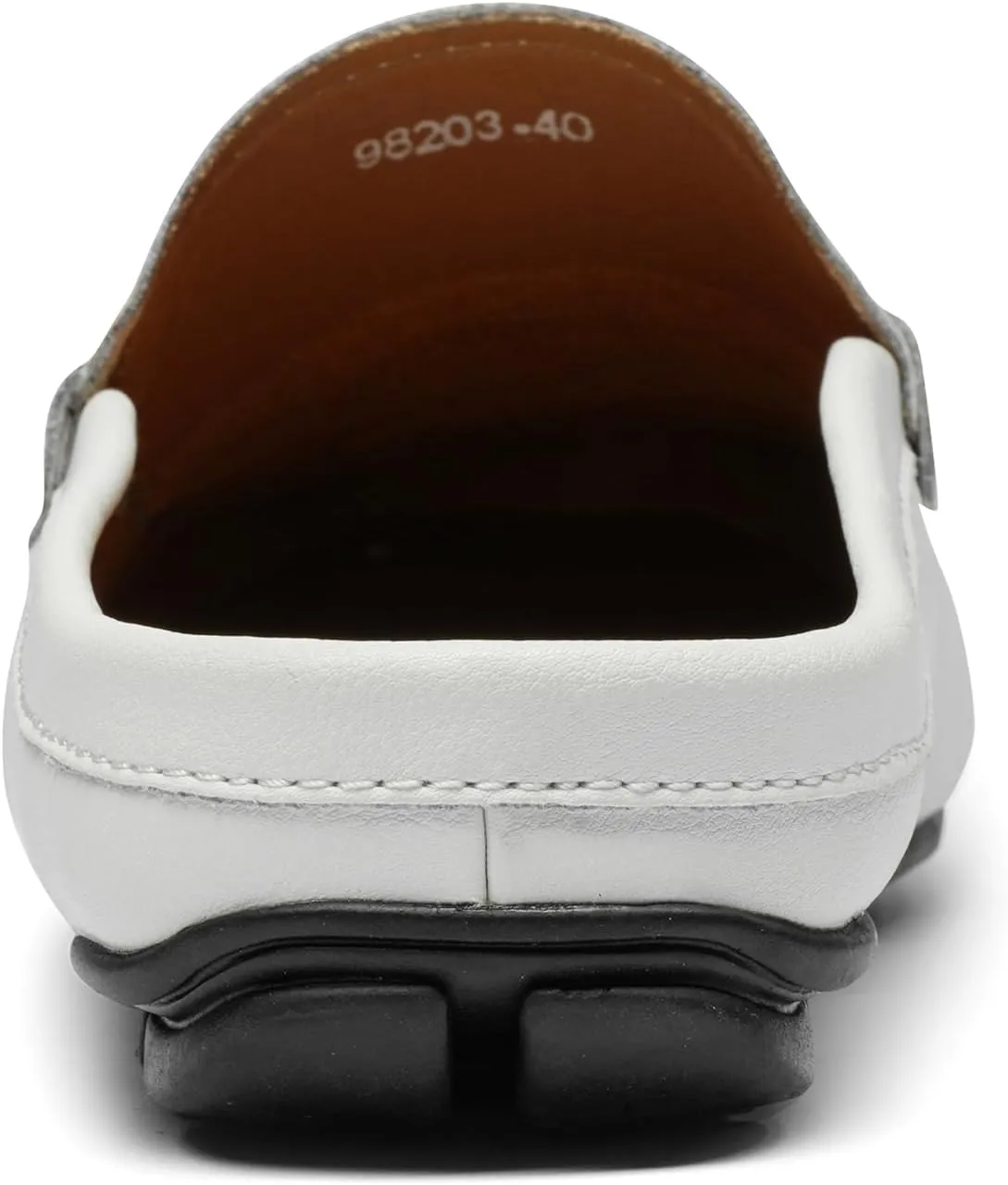 Men’s Slip-On Loafers Handmade Leather Slippers Breathable Comfortable Soft Hand Stitched no-Heel Casual Shoes for Men