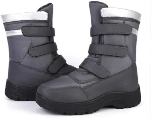 Men's Snow Boots,Men Insulated Waterproof Shoes,Warm Fur Line Bootie,Non-Slip Outdoor Boot for Winter