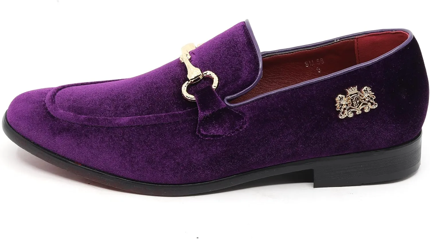 Men's Velvet Designer Classic Dress Tuxedo Smoking Slipper Loafers Slip On Shoes SM-56