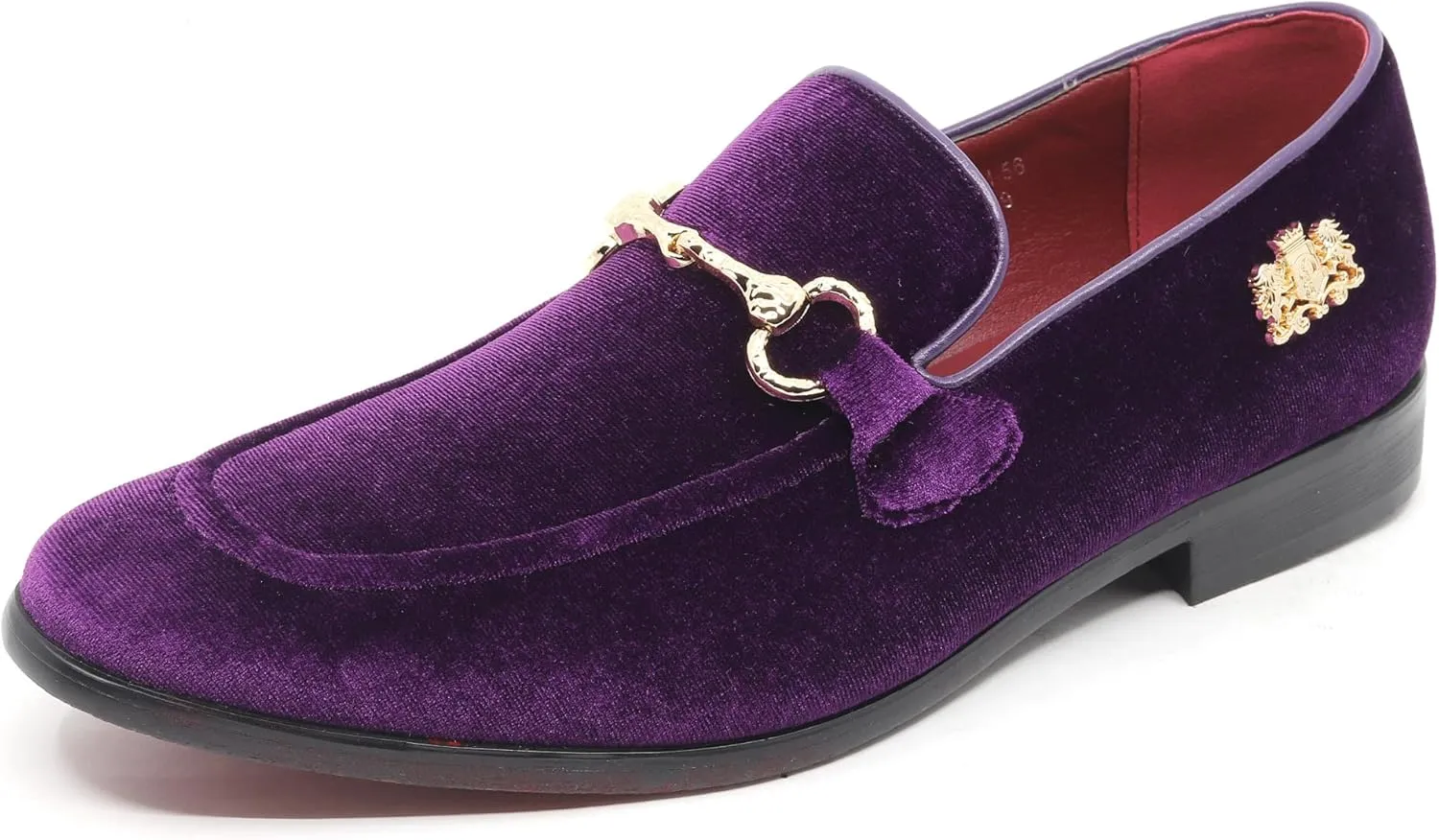 Men's Velvet Designer Classic Dress Tuxedo Smoking Slipper Loafers Slip On Shoes SM-56