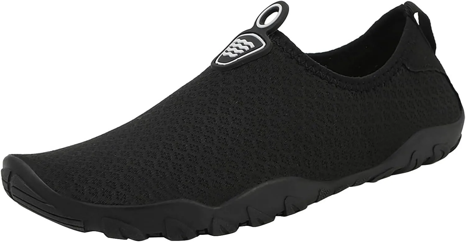 Mens Water Shoes Wide Width Quick Drying Slip On for Water Sports Travel Walk