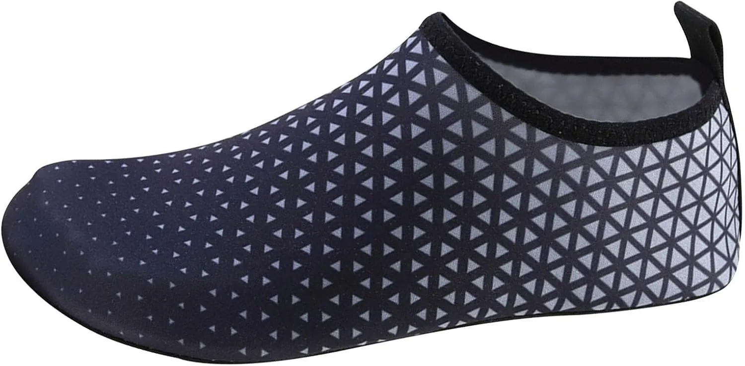 Mens Water Shoes Wide Width Quick Drying Slip On for Water Sports Travel Walk