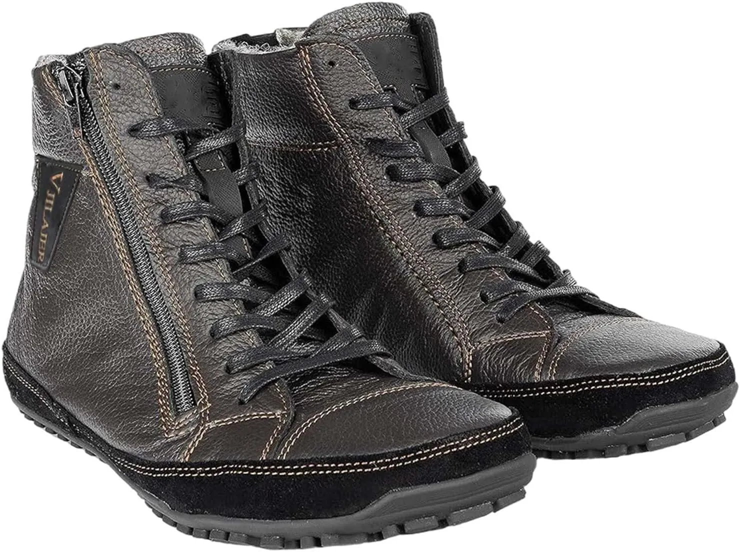 Men's Waterproof Fashion Orthopedic Shoes Suede High Boots Non-Slip Breathable Lightweight Casual Shoes for Walking