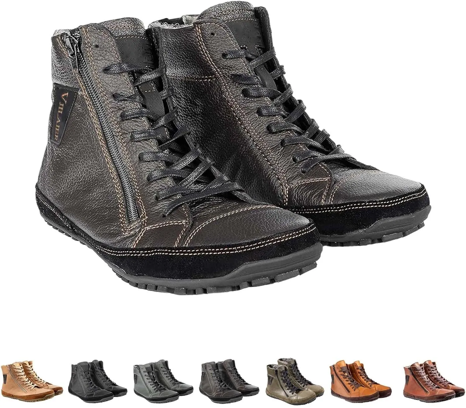 Men's Waterproof Fashion Orthopedic Shoes Suede High Boots Non-Slip Breathable Lightweight Casual Shoes for Walking