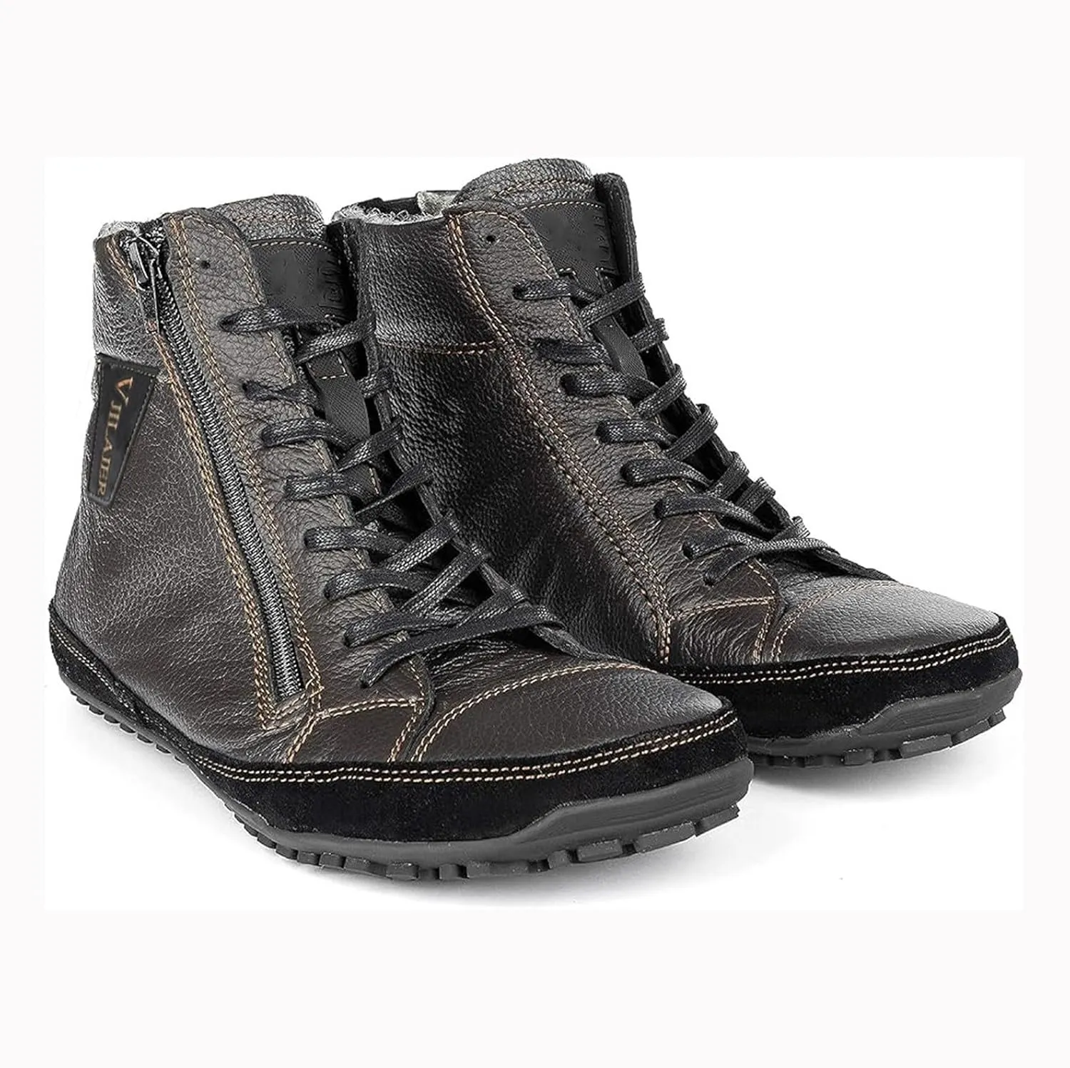 Men's Waterproof Fashion Orthopedic Shoes Suede High Boots Non-Slip Breathable Lightweight Casual Shoes for Walking