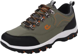 Men's Wide Hiking Shoes Lightweight Walking Shoes Waterproof Work Shoes for Outdoor Trailing Trekking Camping