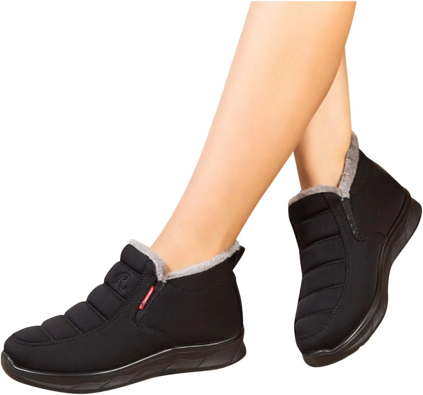 Men's Women's Snow Boots Winter Boots for Women Men Platform Fashion Sneakers Anti-Slip Waterproof Outdoor Shoes Warm Fur Lined Ankle Booties Comfortable Shoes for Women Cozy Insulated Short Boots