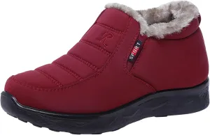 Men's Women's Snow Boots Winter Boots for Women Men Platform Fashion Sneakers Anti-Slip Waterproof Outdoor Shoes Warm Fur Lined Ankle Booties Comfortable Shoes for Women Cozy Insulated Short Boots