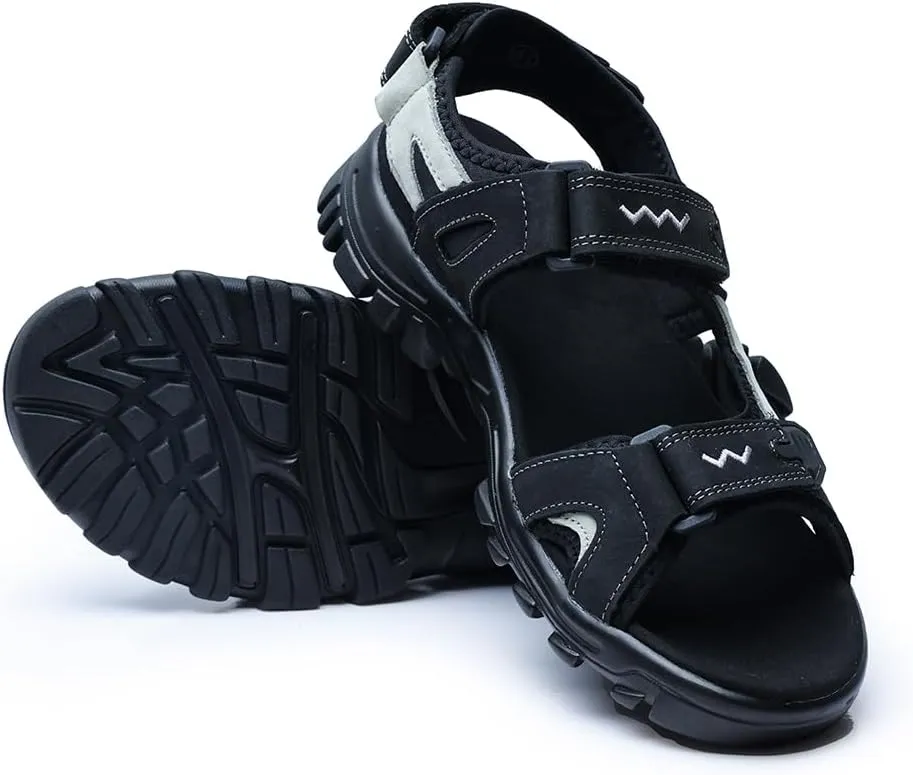 MGGMOKAY Mens Hiking Sandals Outdoor Beach Sandal Closed Toe Waterproof Sport Sandals Water Shoes