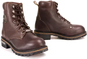 Milwaukee Leather Women's Premium Leather Lace-Up Motorcycle Rider Boots Collection MBL - 9.5