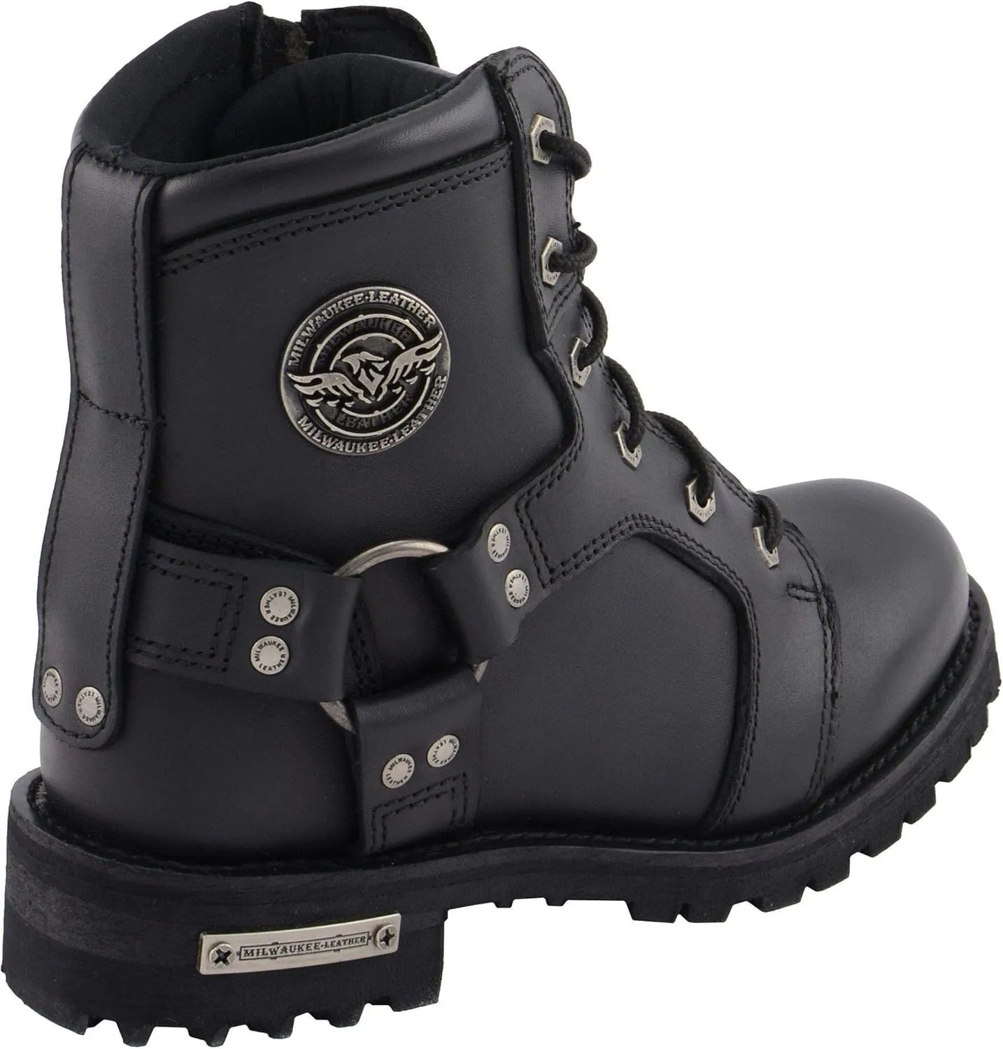 Milwaukee Leather Women's Premium Leather Motorcycle Harness Boots Collection MBL - 8.5