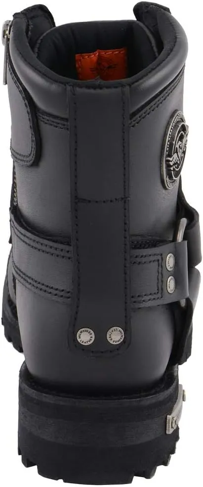 Milwaukee Leather Women's Premium Leather Motorcycle Harness Boots Collection MBL - 8.5