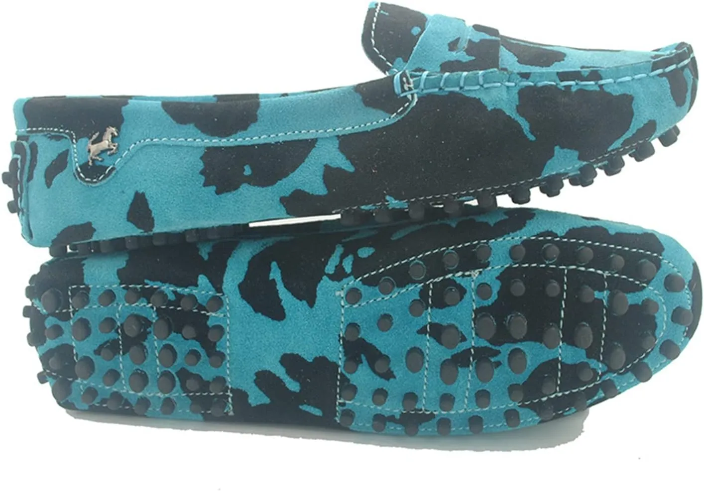 Minishion Women's Casual Loafers Suede Comfortable Driving Shoes YB9603