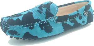 Minishion Women's Casual Loafers Suede Comfortable Driving Shoes YB9603