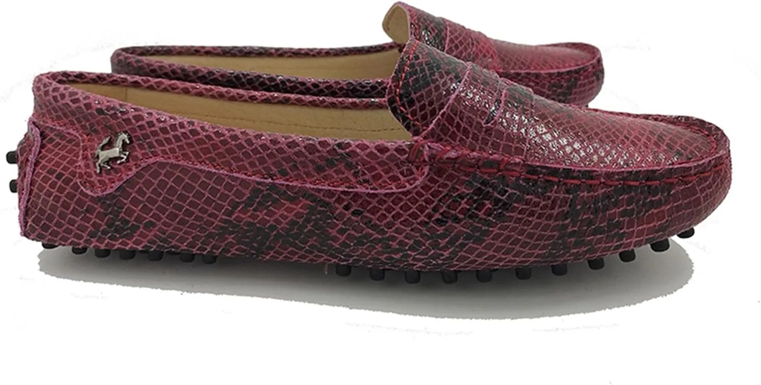 Minishion Women's Casual Loafers Suede Comfortable Driving Shoes YB9603