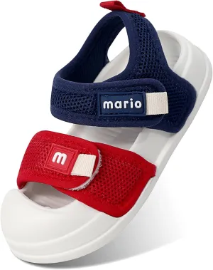 MK MATT KEELY Kids Sandals Boys Girls Summer Outdoor Non-slip Athletic Sandals Closed Toe Adjustable Sport Sandal Lightweight Beach Shower Shoes for Toddler/Little Kid