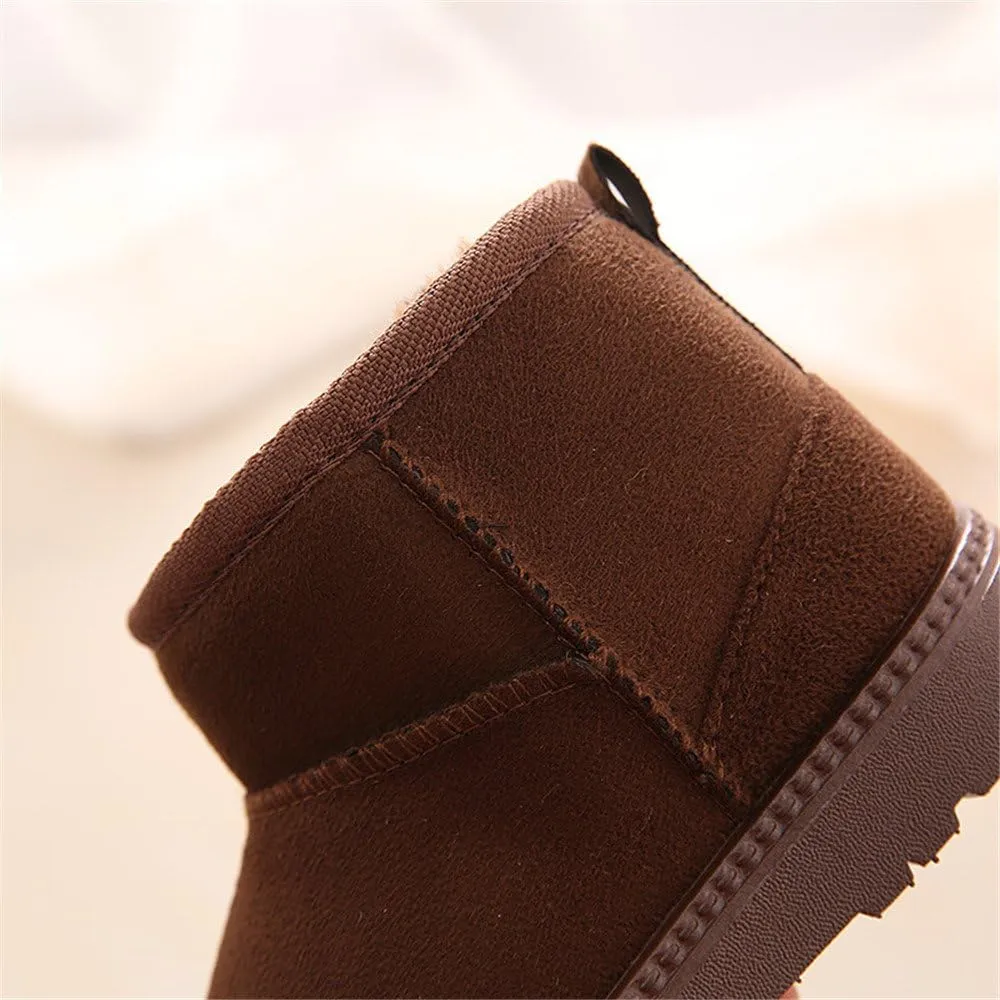 MK MATT KEELY Winter Boots Boys Girls Soft Warm Shoes Toddler Black Snow Boots (Toddler/Little Kid)