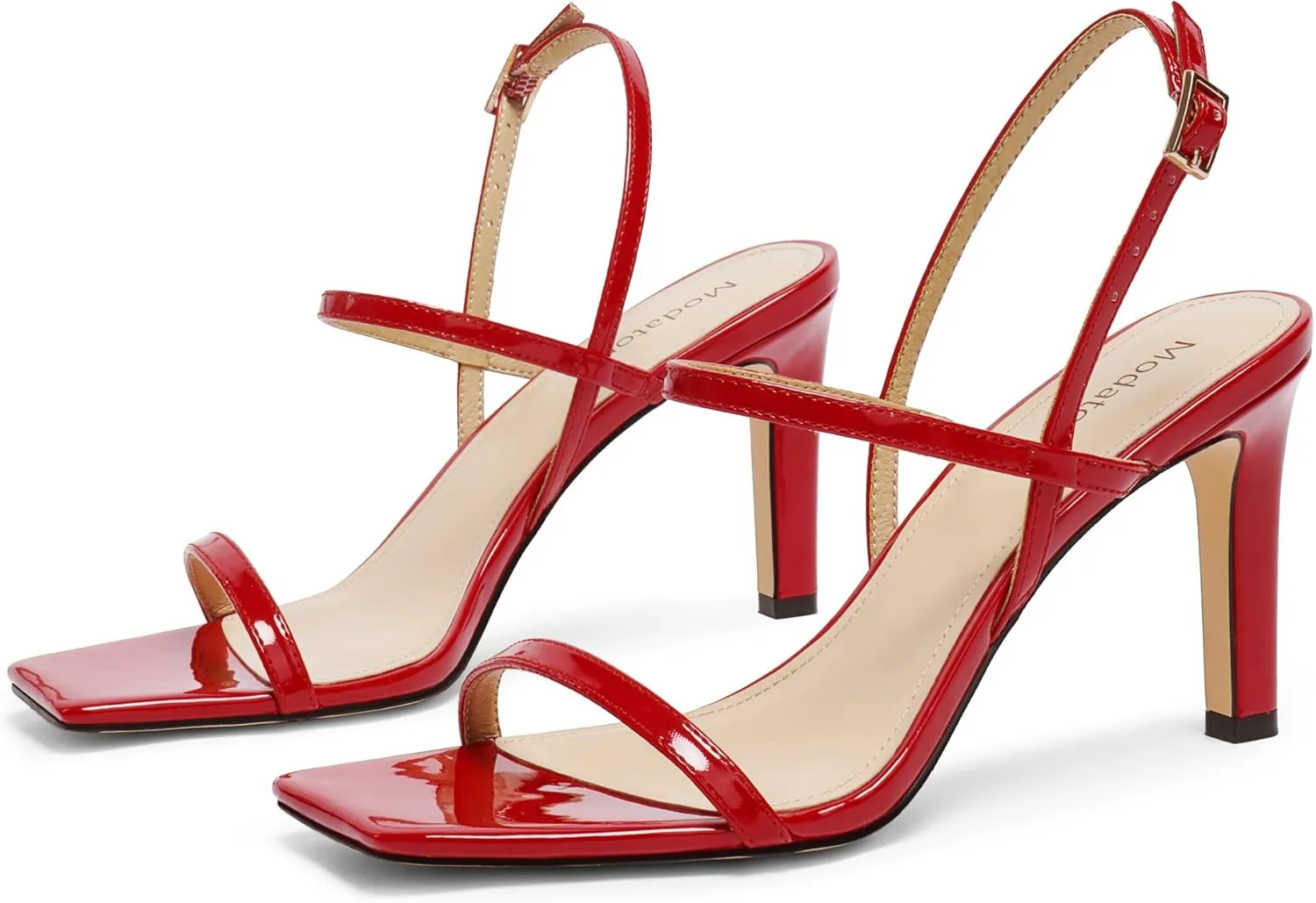 Modatope Womens Sandals Open Toe Strappy Sandals Ankle Strap High Heel Sandals for Women