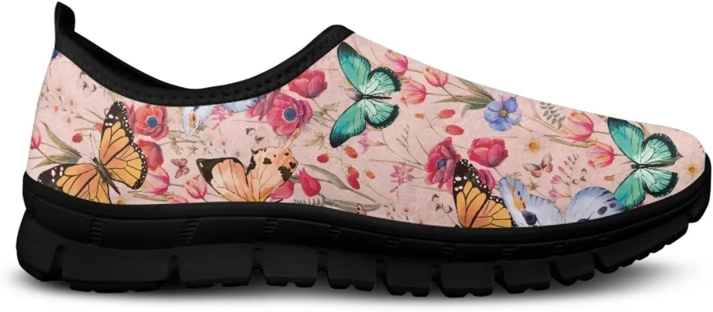 Modysero Funny Slip On Sneakers for Womens Walking Shoes Daily Casual Low Top Travel Sneaker for Ladies Tennis Shoe No Laces