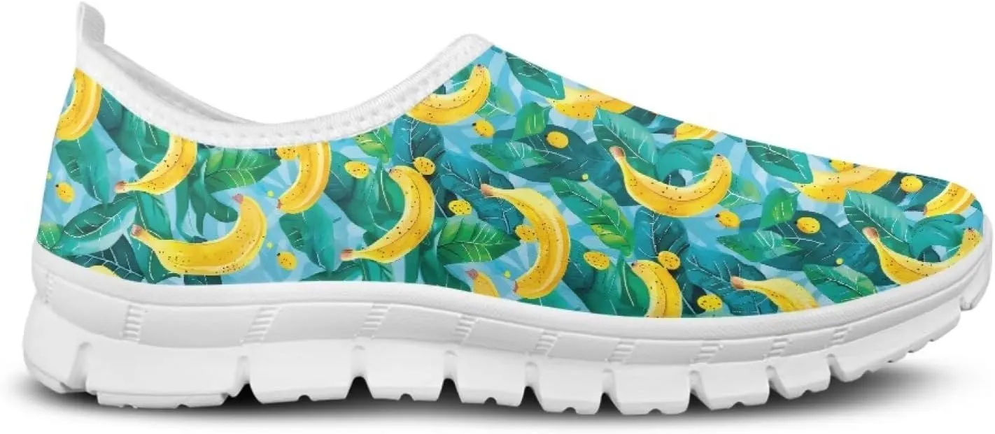 Modysero Womens Slip On Shoes Fashion Funny No Lace Tennis Shoes Women Walking Sneakers for Ladies Daily Sneaker Low Top