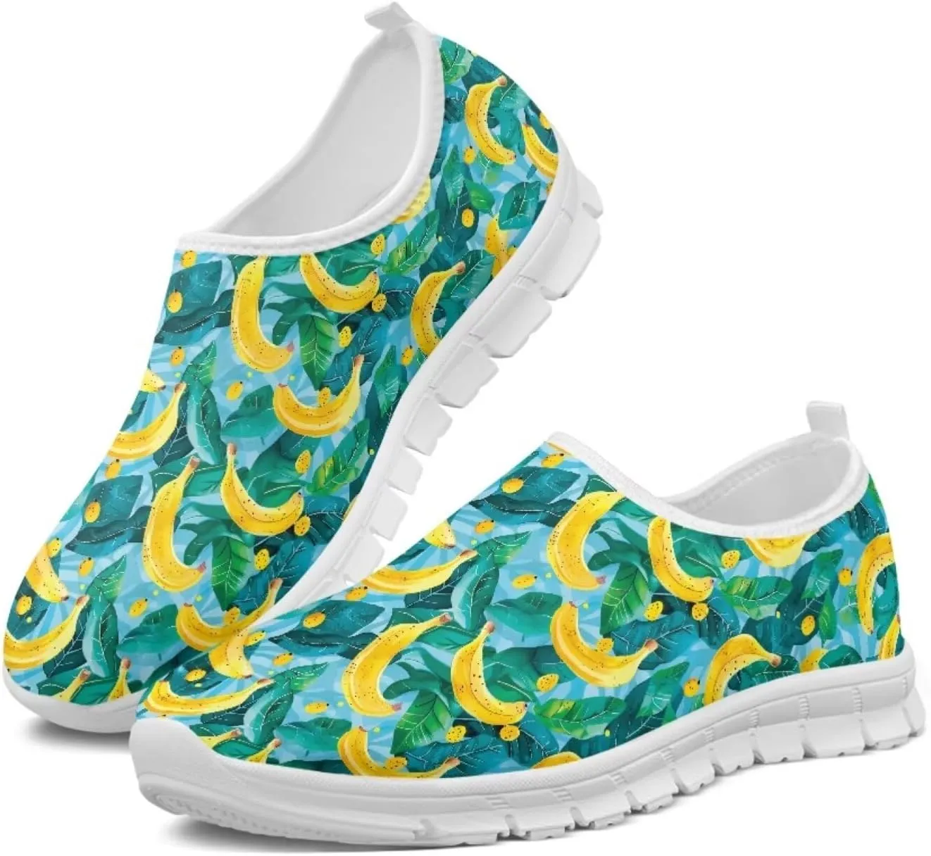 Modysero Womens Slip On Shoes Fashion Funny No Lace Tennis Shoes Women Walking Sneakers for Ladies Daily Sneaker Low Top