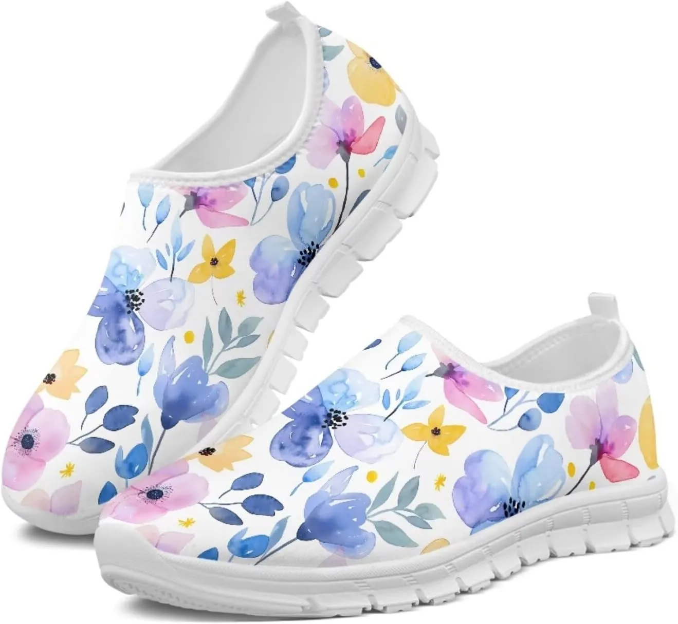 Modysero Womens Slip On Shoes Fashion Funny No Lace Tennis Shoes Women Walking Sneakers for Ladies Daily Sneaker Low Top