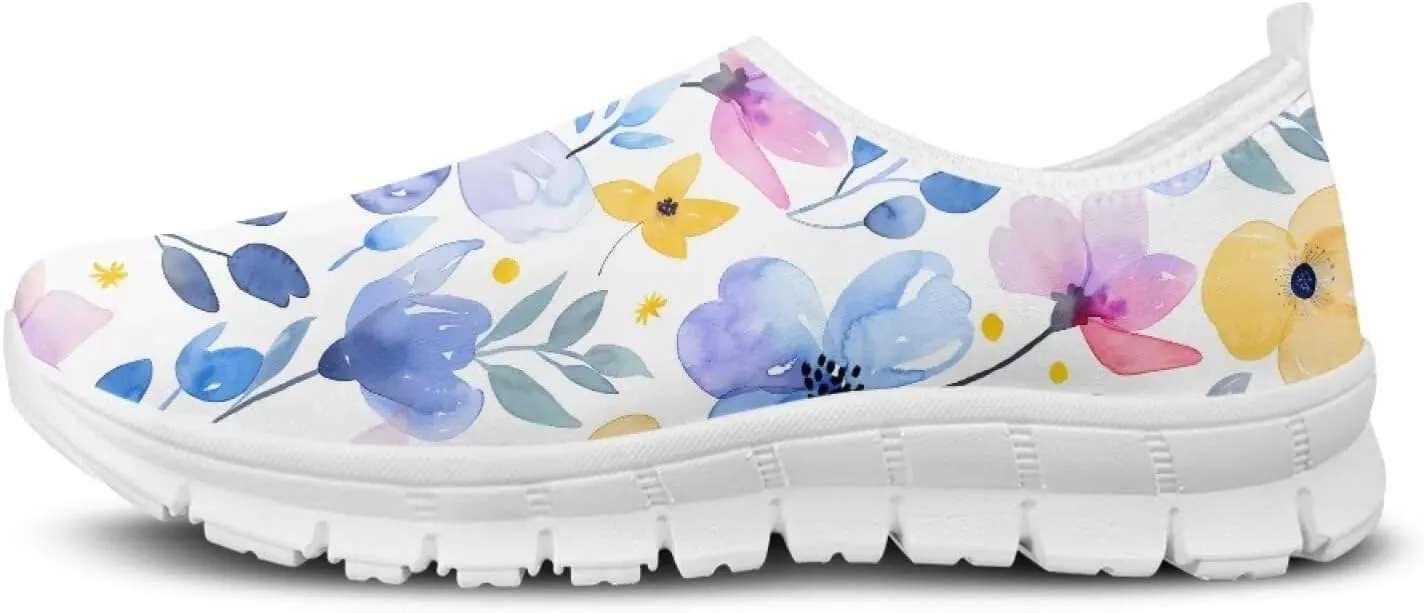 Modysero Womens Slip On Shoes Fashion Funny No Lace Tennis Shoes Women Walking Sneakers for Ladies Daily Sneaker Low Top
