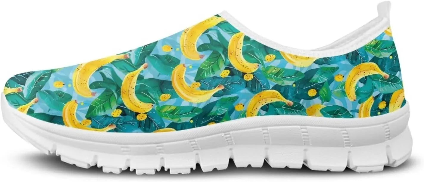 Modysero Womens Slip On Shoes Fashion Funny No Lace Tennis Shoes Women Walking Sneakers for Ladies Daily Sneaker Low Top