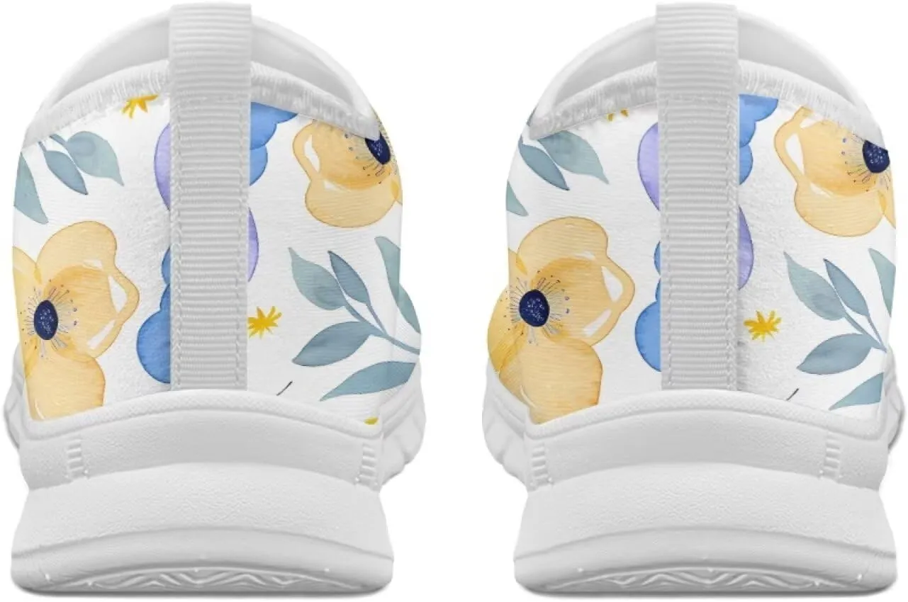 Modysero Womens Slip On Shoes Fashion Funny No Lace Tennis Shoes Women Walking Sneakers for Ladies Daily Sneaker Low Top