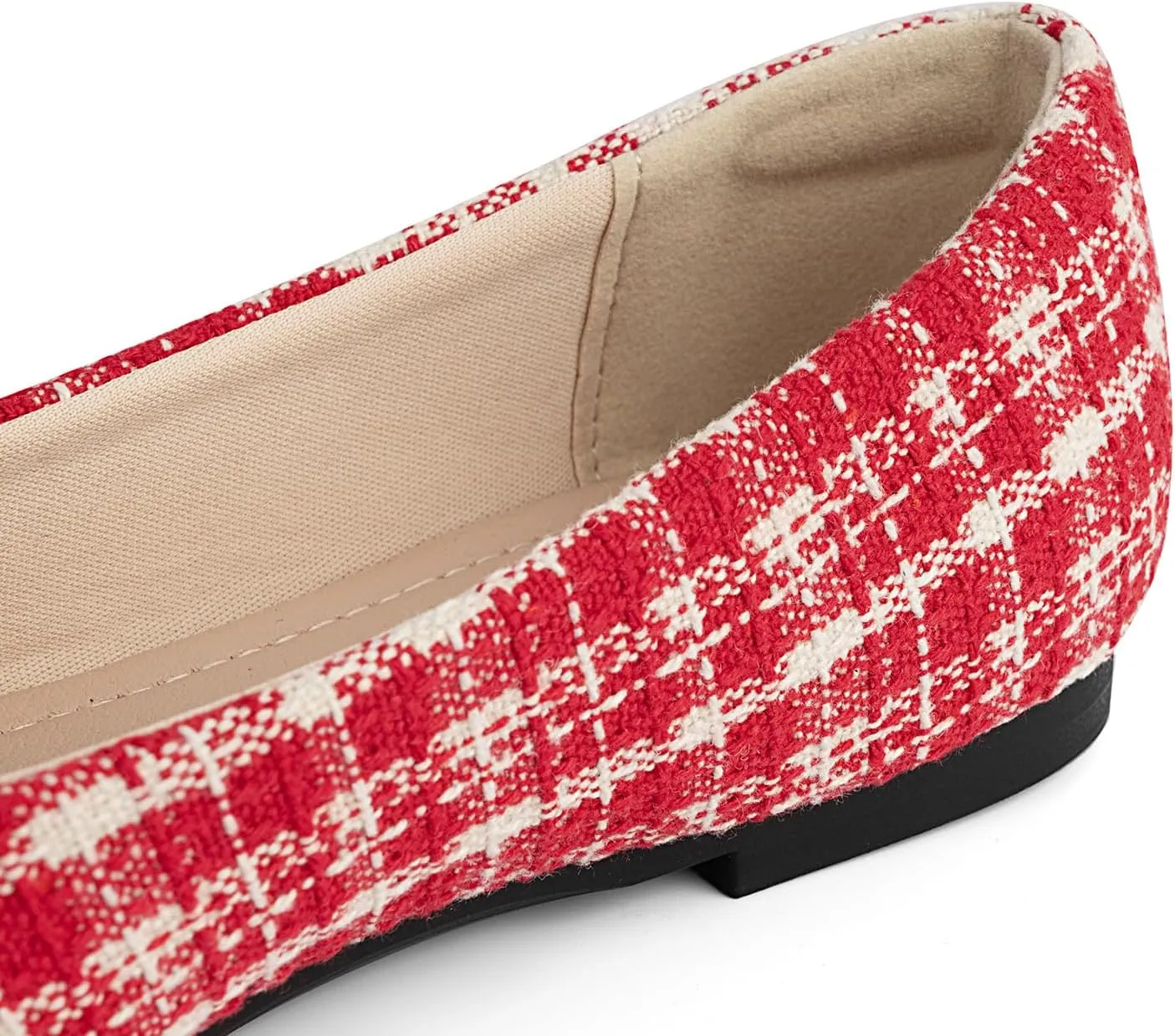 MUSSHOE Loafers for Women Comfortable Pointed Toe Memory Foam Women's Loafers