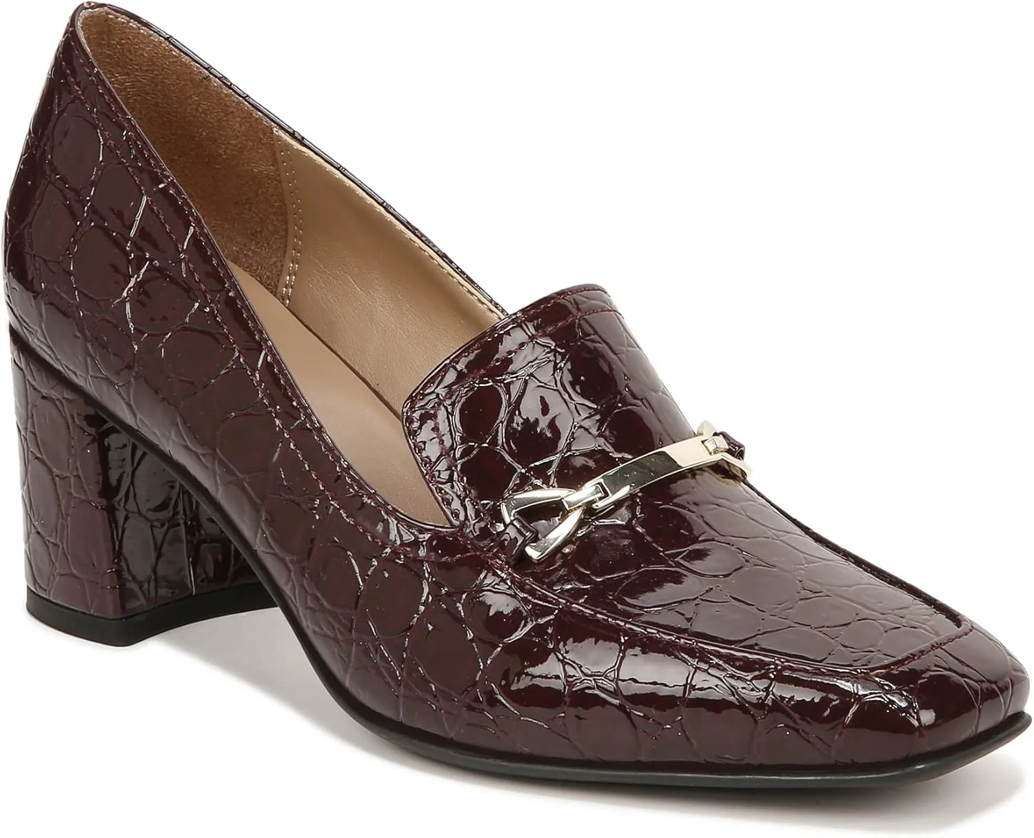Naturalizer Women's Wynrie-Bit Block Heel Bit Loafer