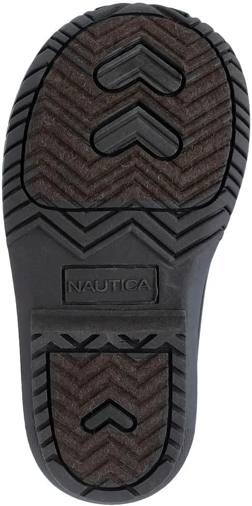 Nautica Kids Boys & Girls Duck Boots Kids Waterproof Rain Snow Boots Insulated Winter Boots (Toddler/Little/Big Kid)