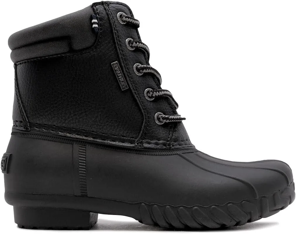 Nautica Kids Boys & Girls Duck Boots Kids Waterproof Rain Snow Boots Insulated Winter Boots (Toddler/Little/Big Kid)