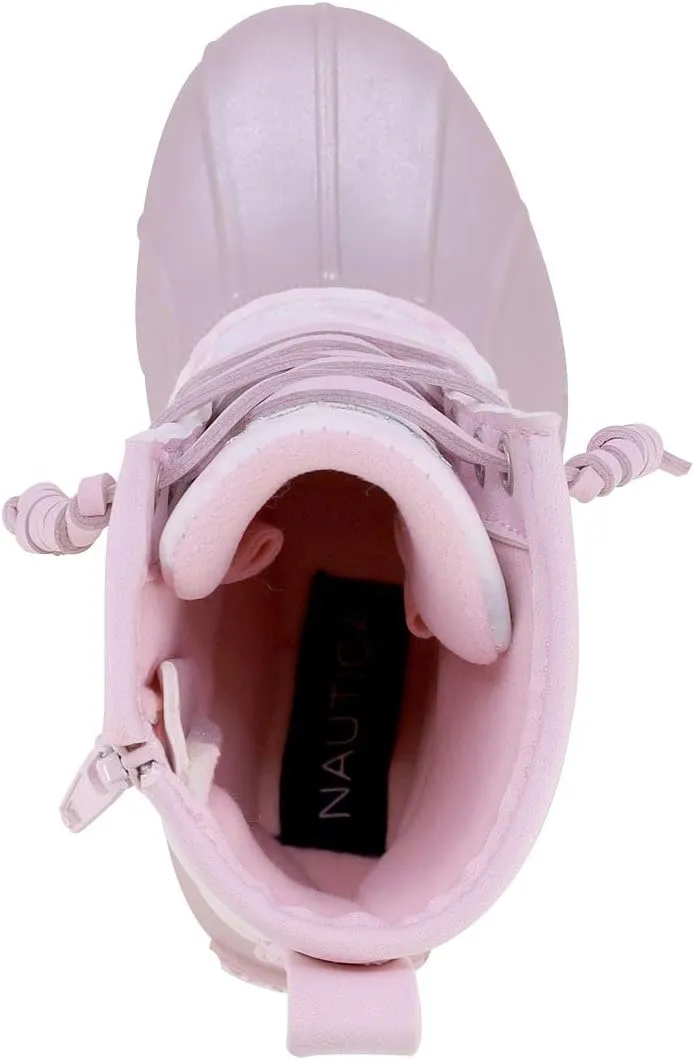 Nautica Kids Boys & Girls Duck Boots Kids Waterproof Rain Snow Boots Insulated Winter Boots (Toddler/Little/Big Kid)