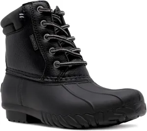 Nautica Kids Boys & Girls Duck Boots Kids Waterproof Rain Snow Boots Insulated Winter Boots (Toddler/Little/Big Kid)