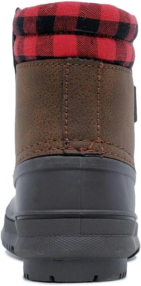 Nautica Kids Boys & Girls Duck Boots Kids Waterproof Rain Snow Boots Insulated Winter Boots (Toddler/Little/Big Kid)