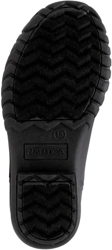 Nautica Kids Boys & Girls Duck Boots Kids Waterproof Rain Snow Boots Insulated Winter Boots (Toddler/Little/Big Kid)